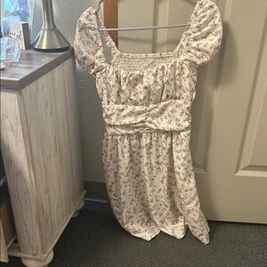 Floral Puff Sleeve Dress